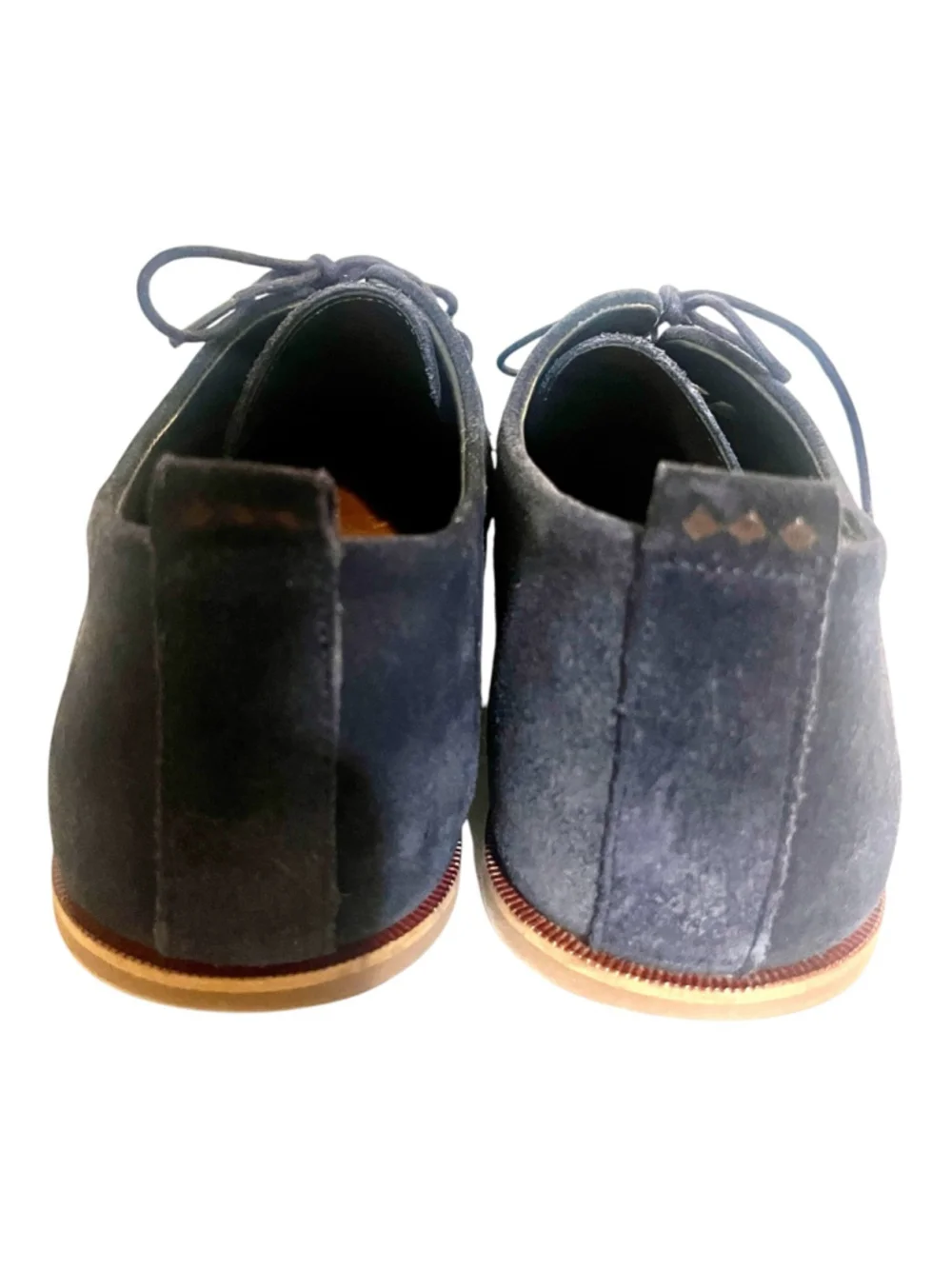 Royal RepubliQ Navy Suede Derby Shoes Men Size 41/10